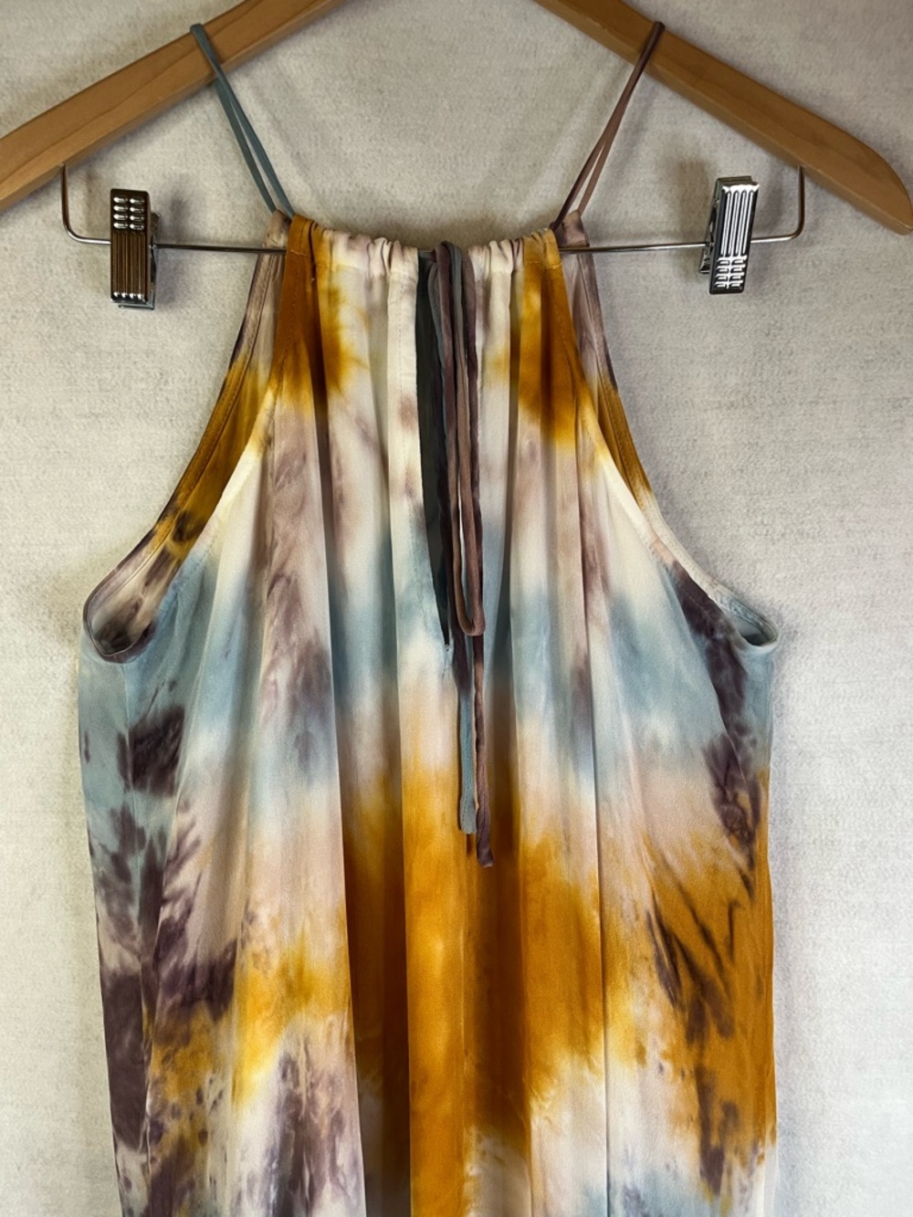 Young Fabulous & Broke Maxi Dress Tie Dye Small Multicolor NWOT - Picture 5 of 8